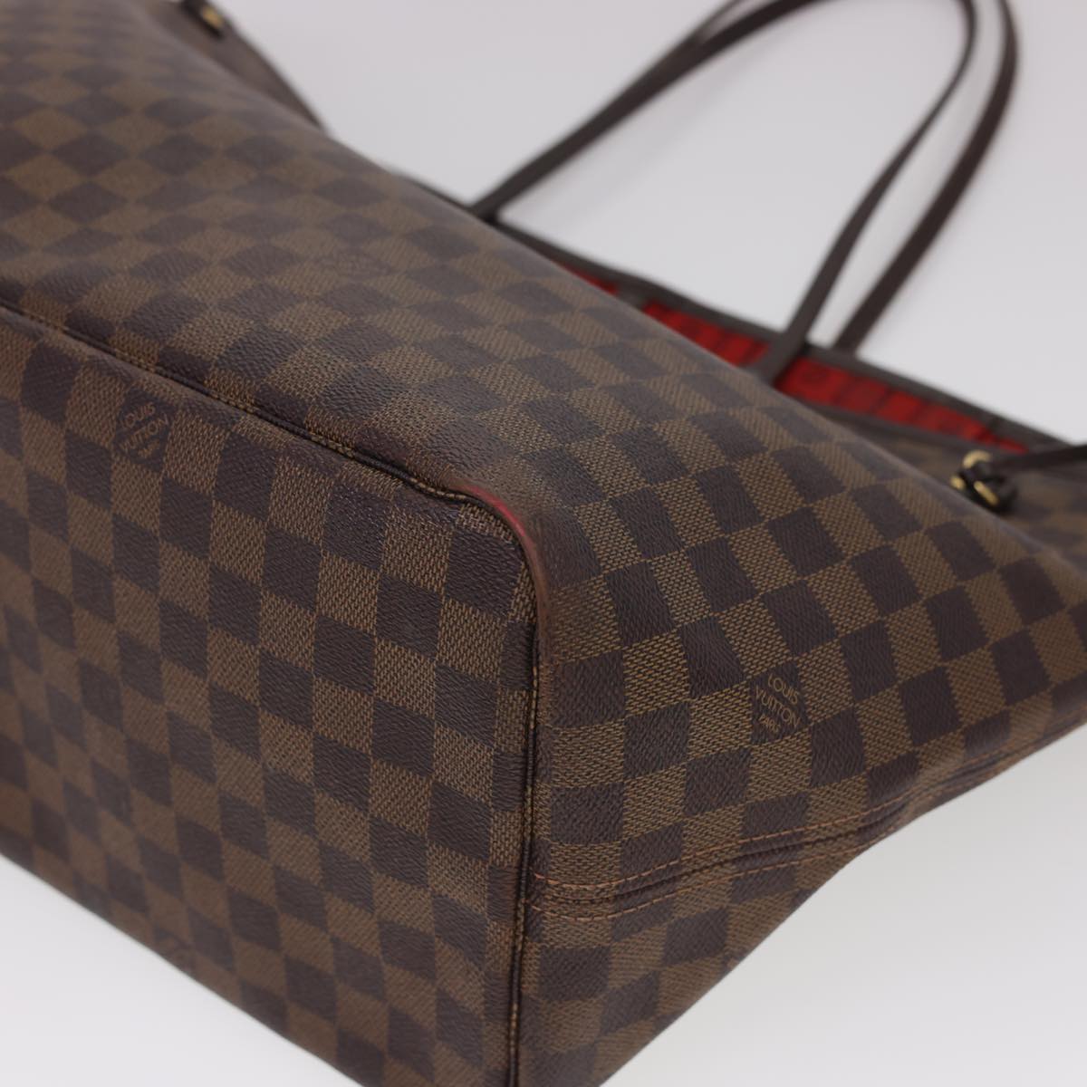 LOUIS VUITTON Damier Ebene Neverfull GM Tote Bag N51106 LV Auth rd4774