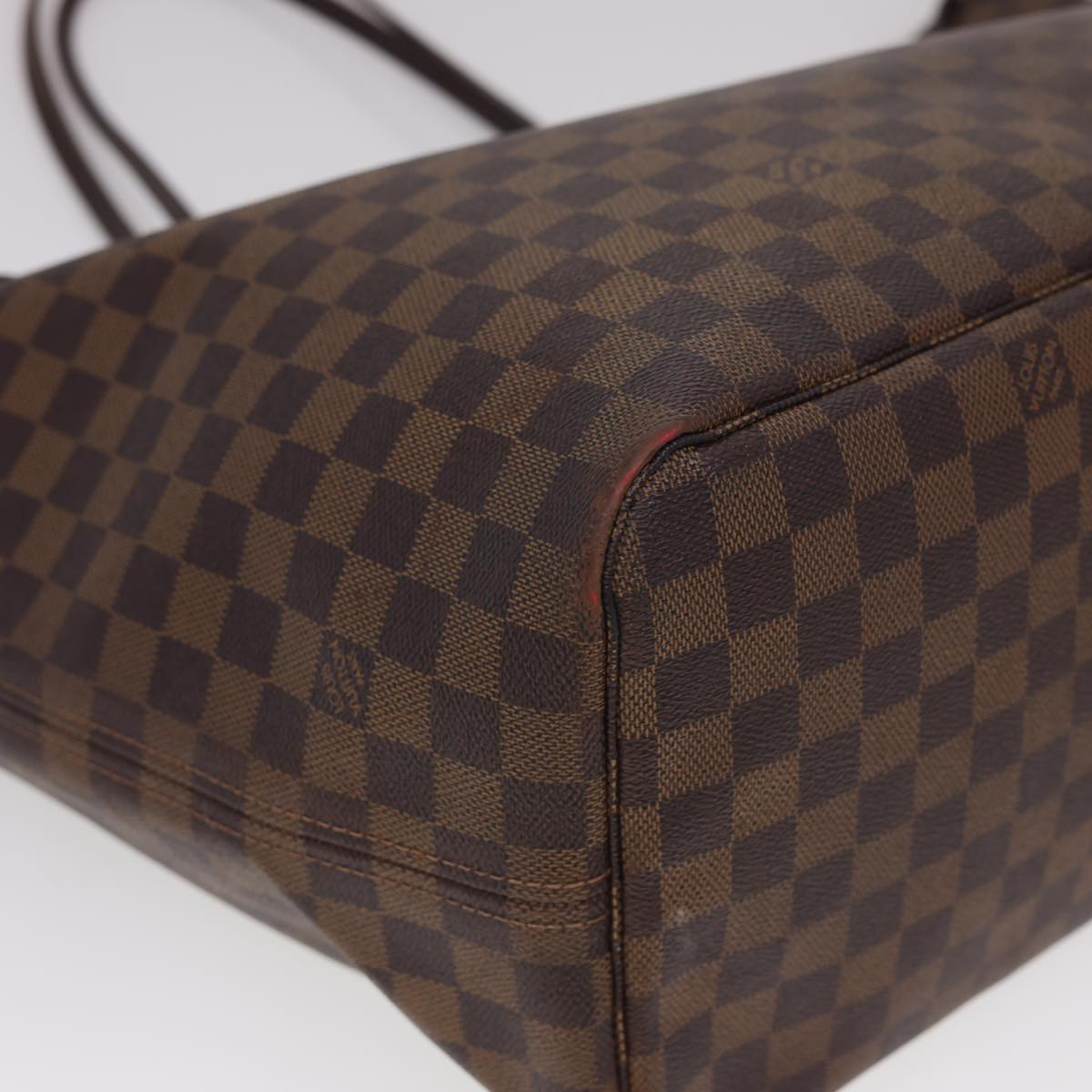 LOUIS VUITTON Damier Ebene Neverfull GM Tote Bag N51106 LV Auth rd4774