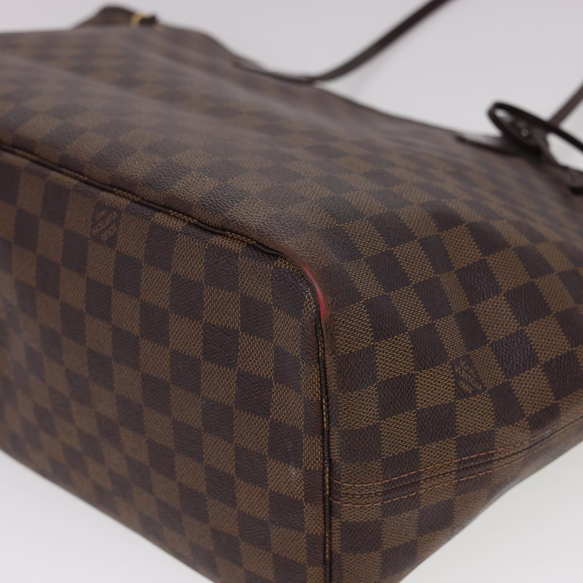 LOUIS VUITTON Damier Ebene Neverfull GM Tote Bag N51106 LV Auth rd4774