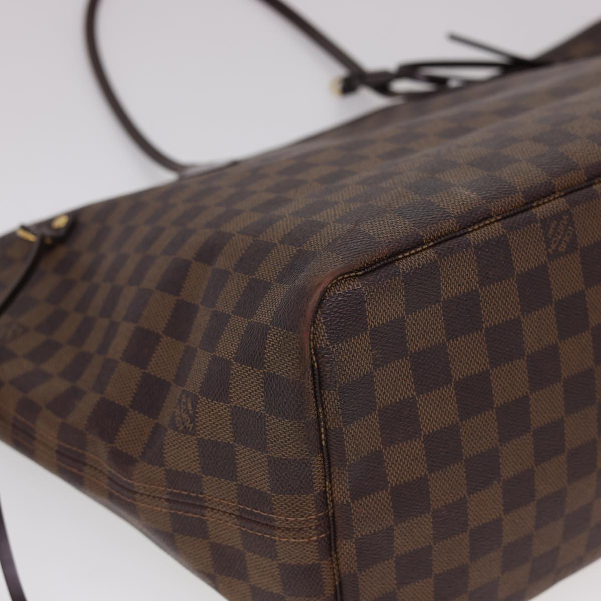 LOUIS VUITTON Damier Ebene Neverfull GM Tote Bag N51106 LV Auth rd4774