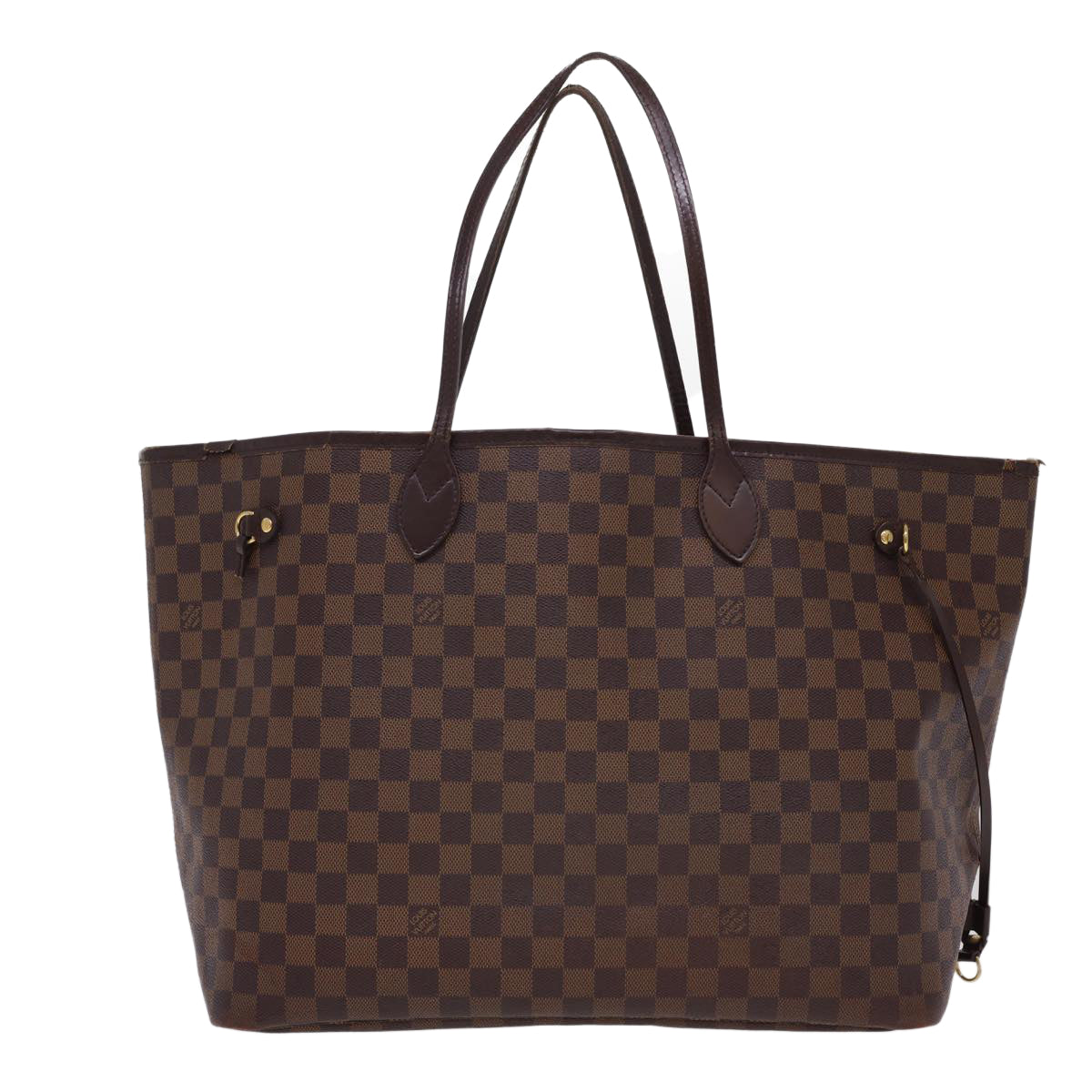 LOUIS VUITTON Damier Ebene Neverfull GM Tote Bag N51106 LV Auth rd4774