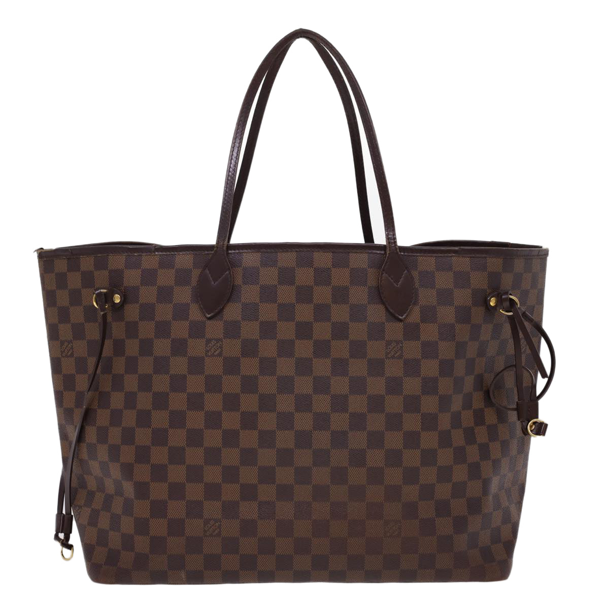 LOUIS VUITTON Damier Ebene Neverfull GM Tote Bag N51106 LV Auth rd4774 - 0