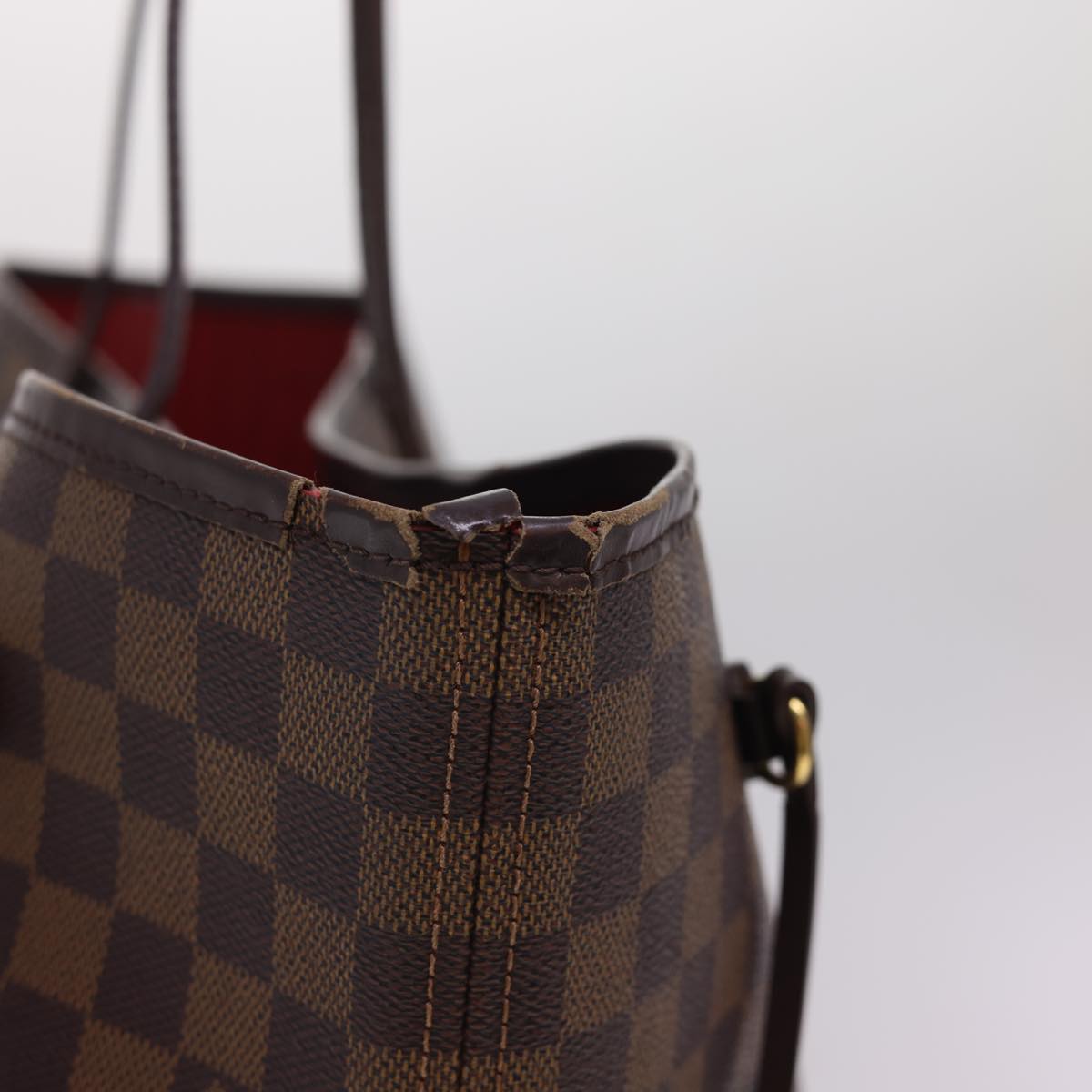 LOUIS VUITTON Damier Ebene Neverfull GM Tote Bag N51106 LV Auth rd4774