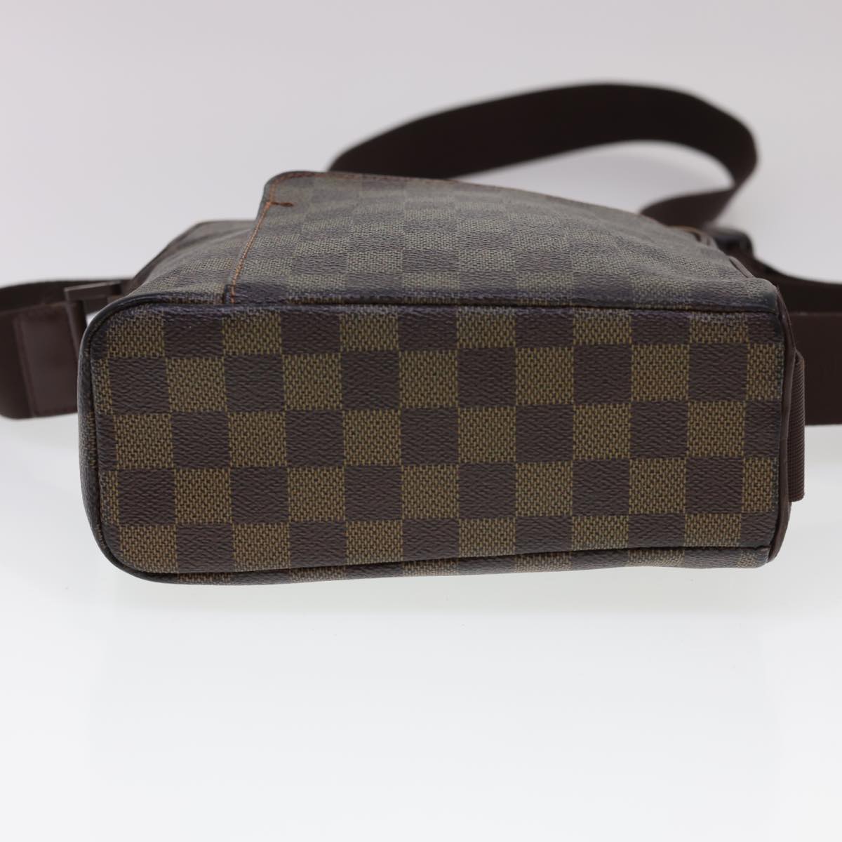 LOUIS VUITTON Damier Ebene Olaf PM Shoulder Bag N41442 LV Auth rd4775