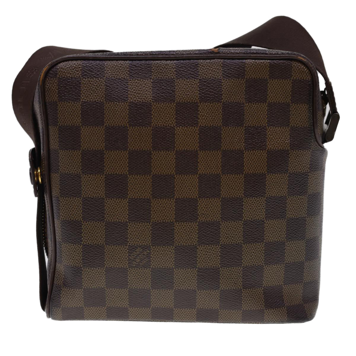 LOUIS VUITTON Damier Ebene Olaf PM Shoulder Bag N41442 LV Auth rd4775 - 0