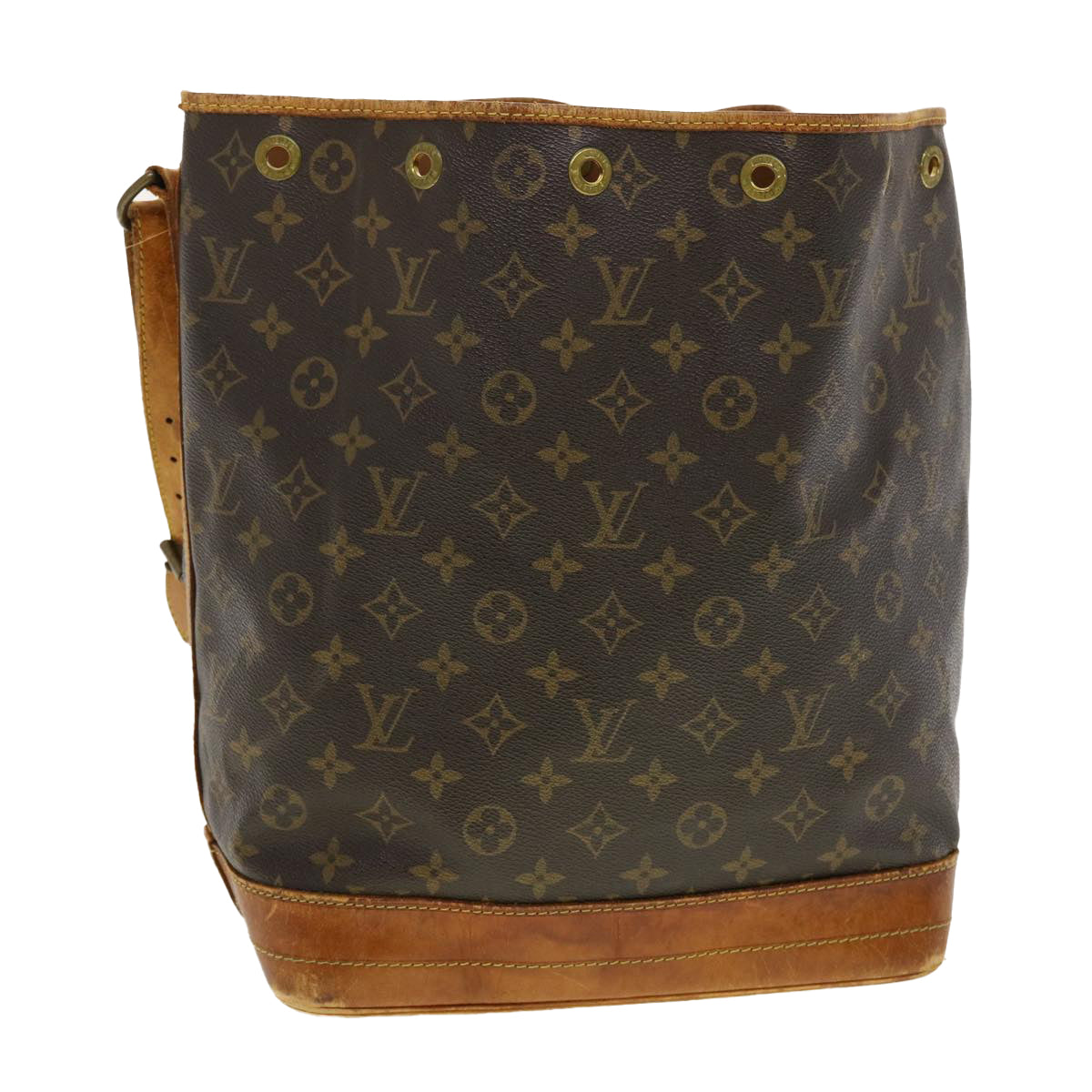 LOUIS VUITTON Monogram Noe Shoulder Bag M42224 LV Auth rd4795