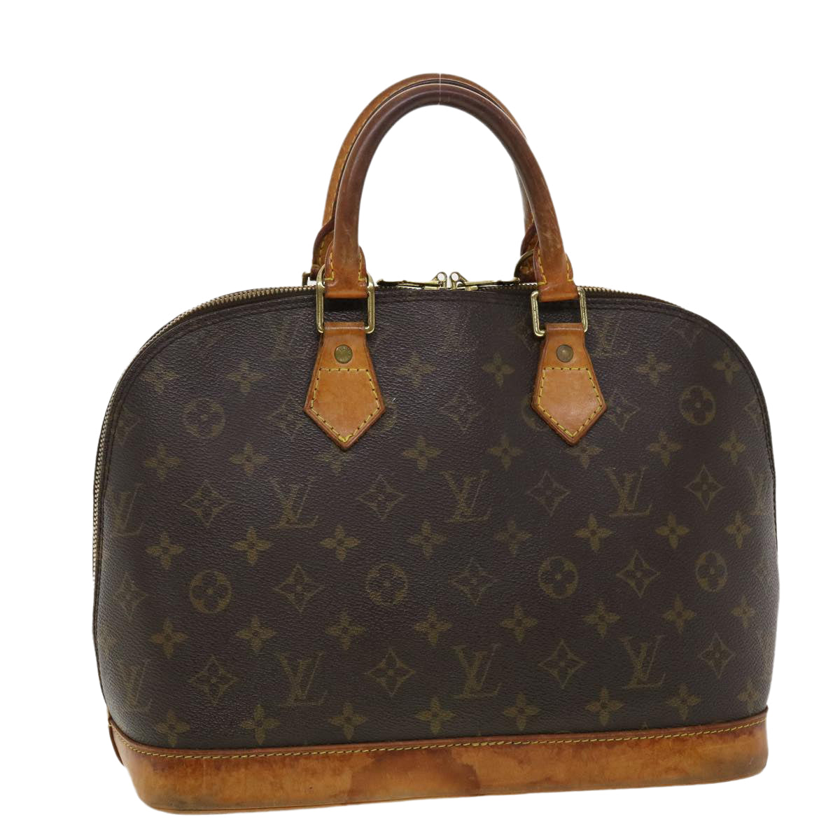 LOUIS VUITTON Monogram Alma Hand Bag M51130 LV Auth rd4798