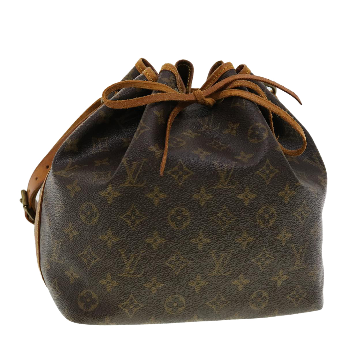 LOUIS VUITTON Monogram Petit Noe Shoulder Bag M42226 LV Auth rd4804