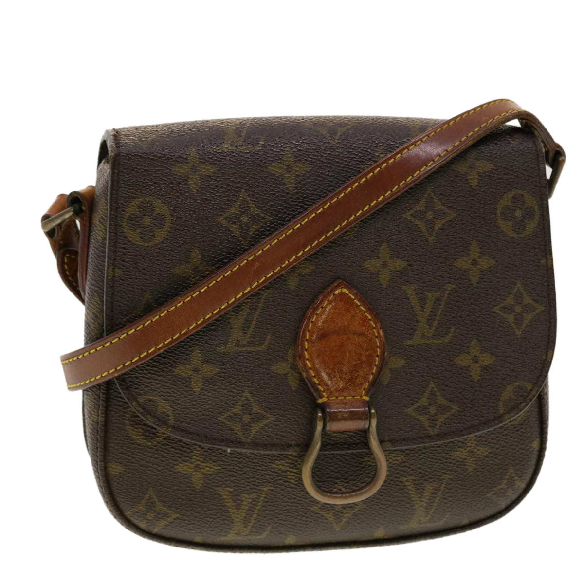 LOUIS VUITTON Monogram Saint Cloud MM Shoulder Bag M51243 LV Auth rd4828