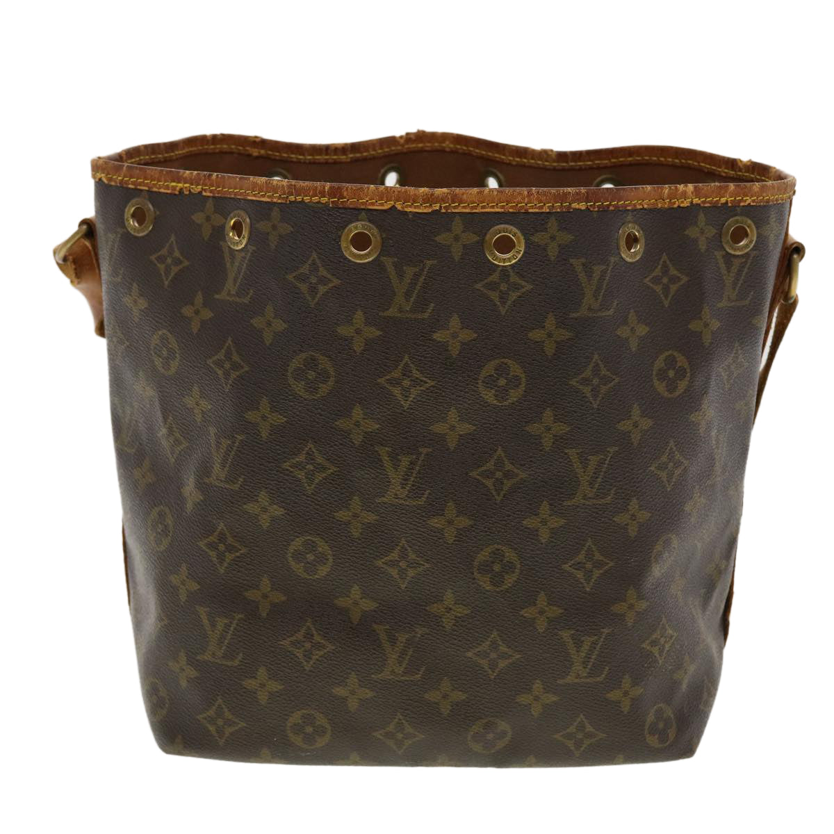 LOUIS VUITTON Monogram Petit Noe Shoulder Bag M42226 LV Auth rd4831 - 0