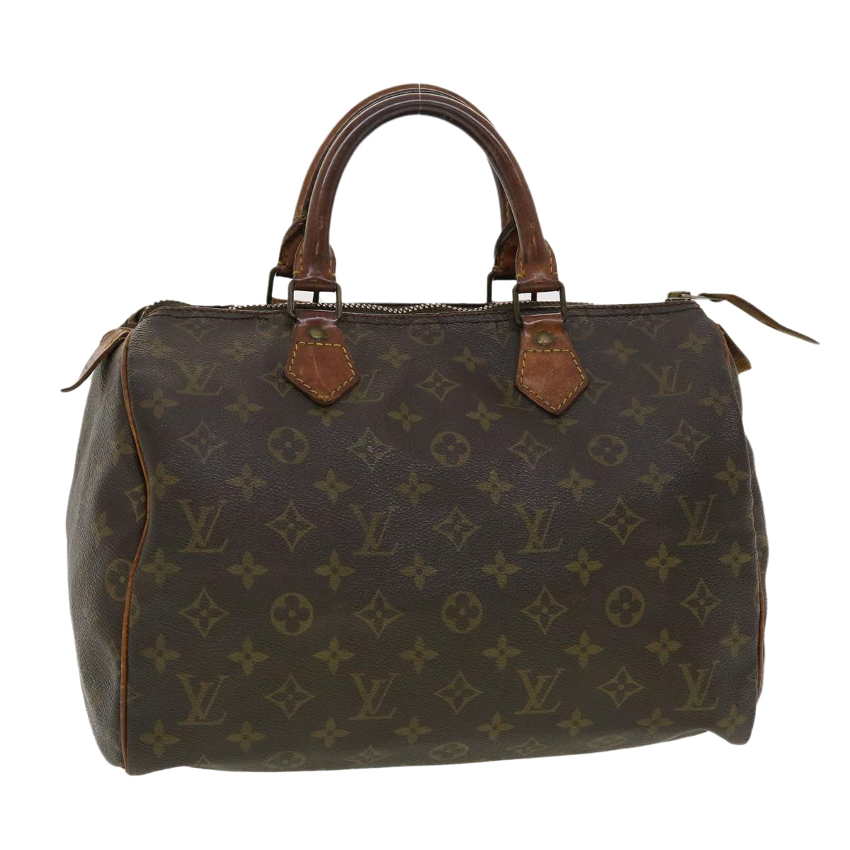 LOUIS VUITTON Monogram Speedy 30 Hand Bag M41526 LV Auth rd4836