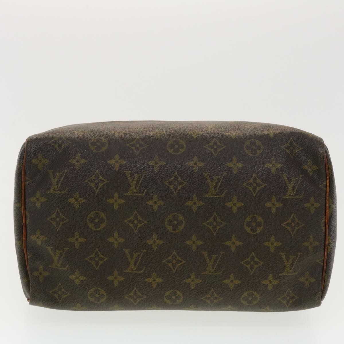 LOUIS VUITTON Monogram Speedy 30 Hand Bag M41526 LV Auth rd4836