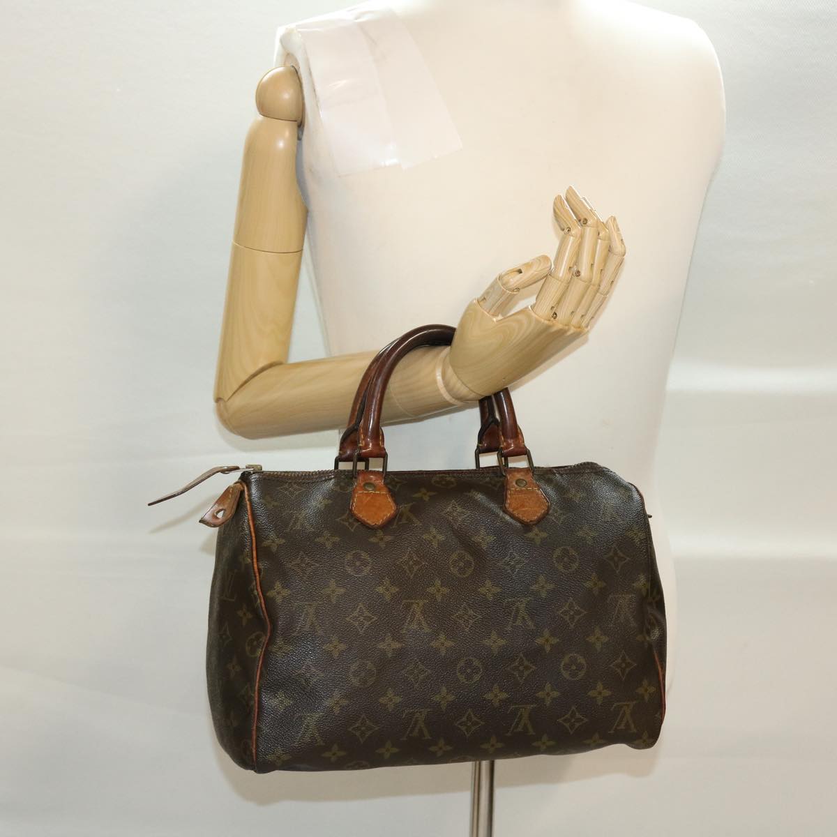 LOUIS VUITTON Monogram Speedy 30 Hand Bag M41526 LV Auth rd4836