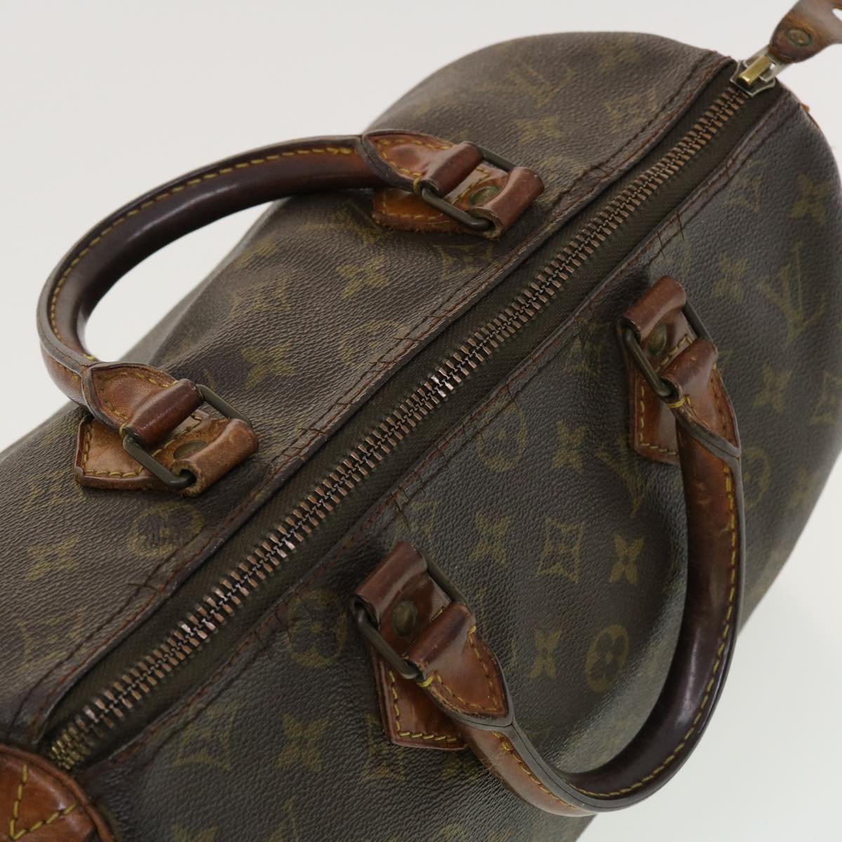 LOUIS VUITTON Monogram Speedy 30 Hand Bag M41526 LV Auth rd4836