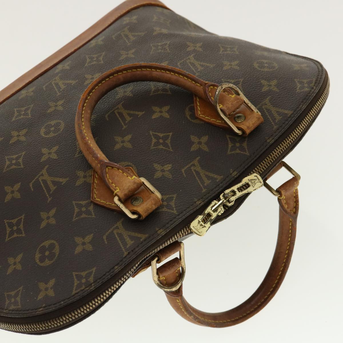 LOUIS VUITTON Monogram Alma Hand Bag M51130 LV Auth rd4838