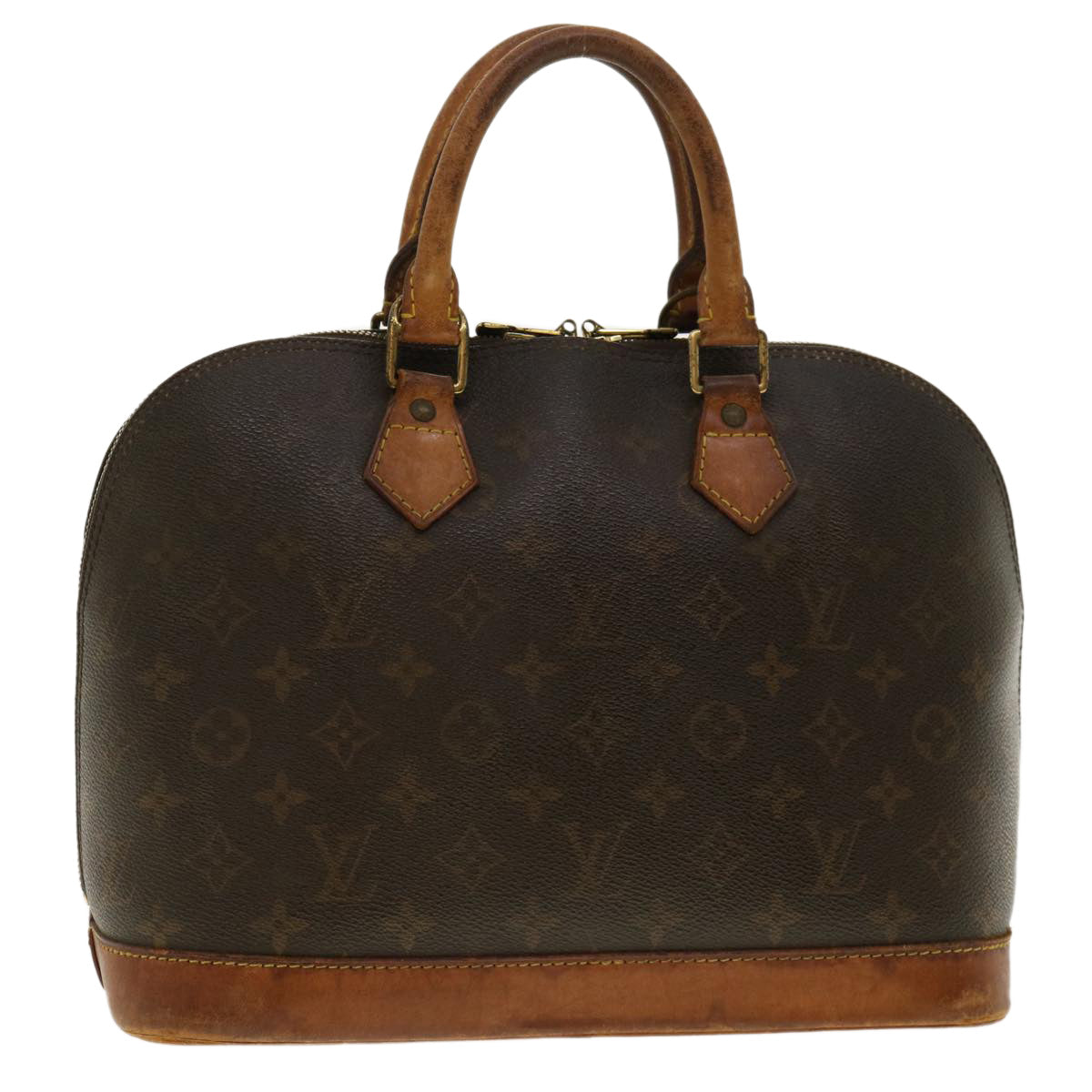 LOUIS VUITTON Monogram Alma Hand Bag M51130 LV Auth rd4839