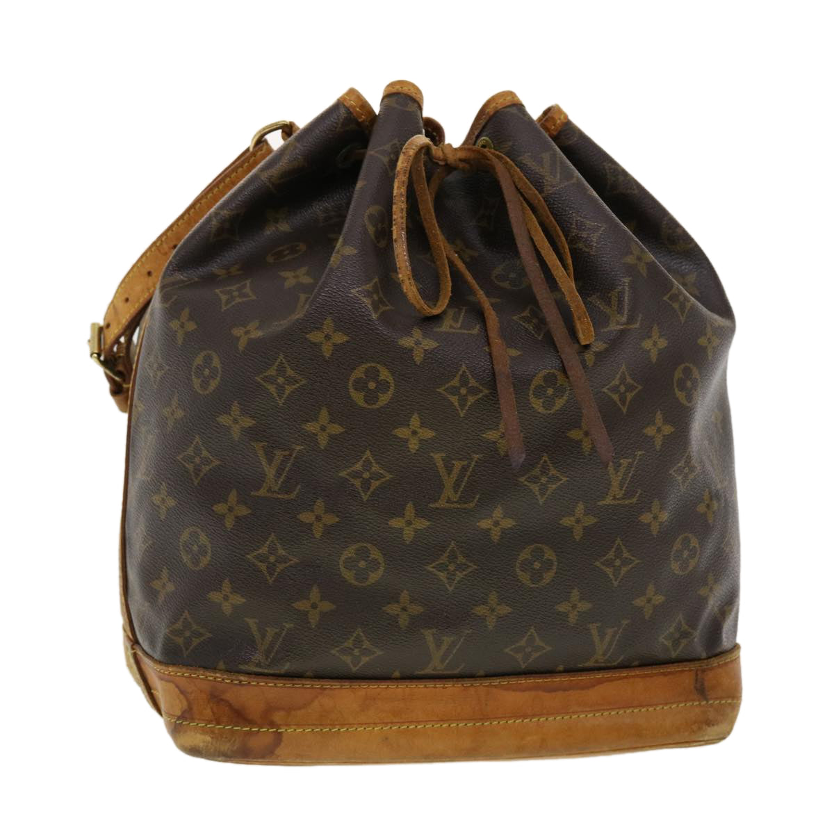 LOUIS VUITTON Monogram Noe Shoulder Bag M42224 LV Auth rd4843