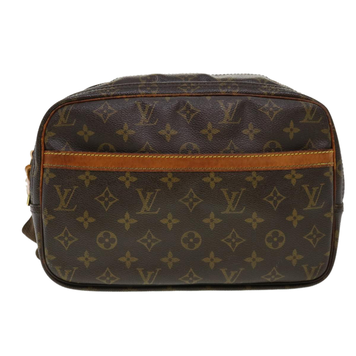 LOUIS VUITTON Monogram Reporter PM Shoulder Bag M45254 LV Auth rd4855