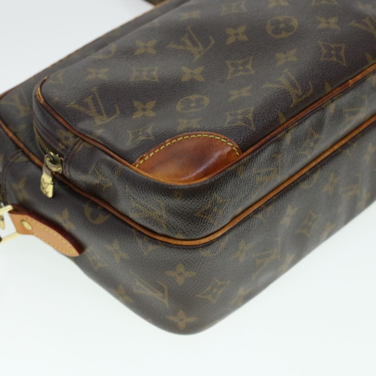 LOUIS VUITTON Monogram Nile Shoulder Bag M45244 LV Auth rd4893