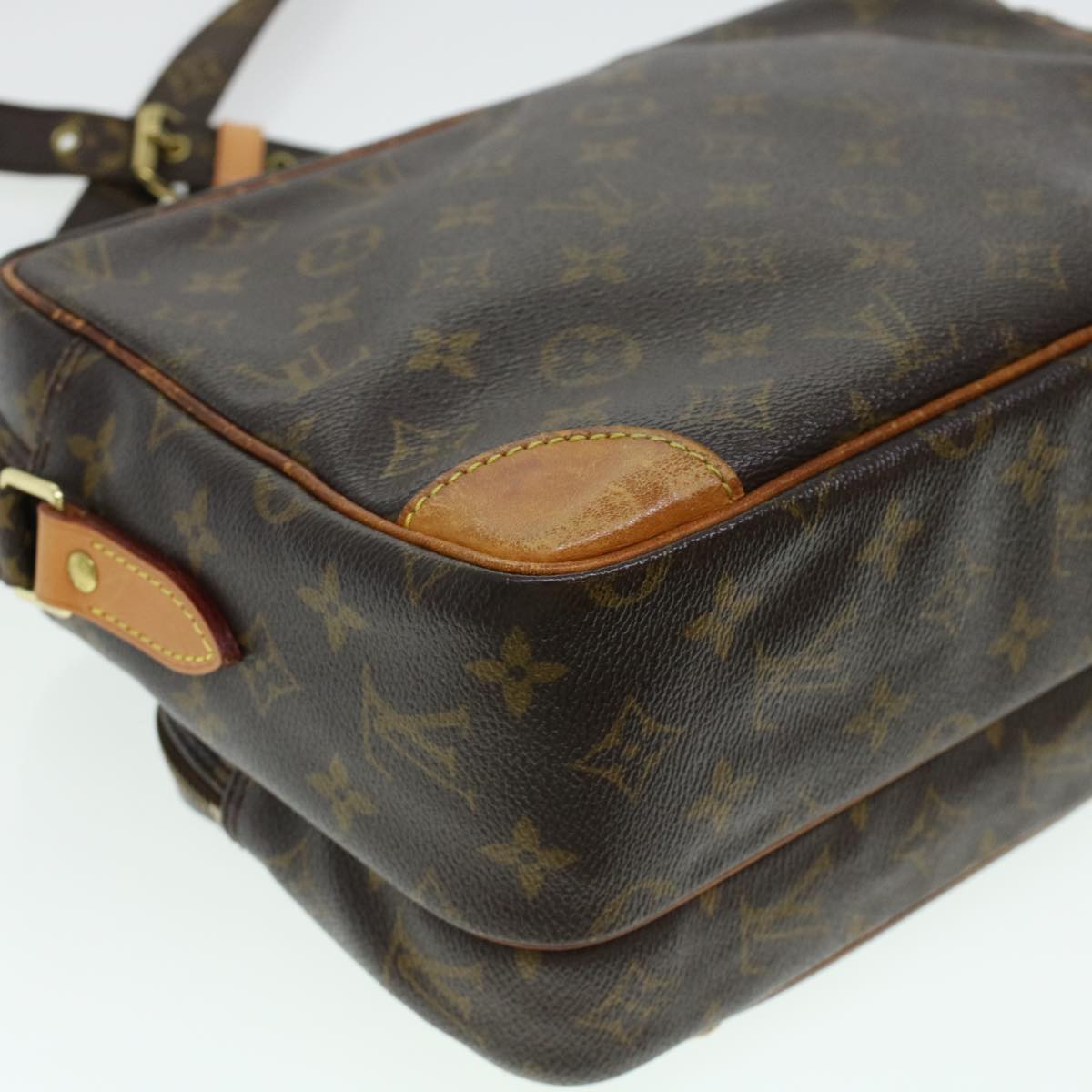 LOUIS VUITTON Monogram Nile Shoulder Bag M45244 LV Auth rd4893