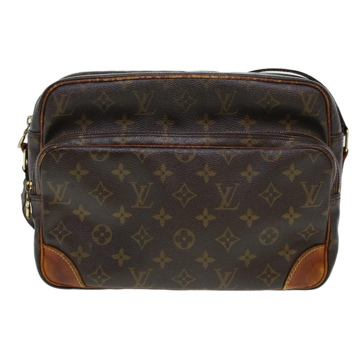 LOUIS VUITTON Monogram Nile Shoulder Bag M45244 LV Auth rd4893