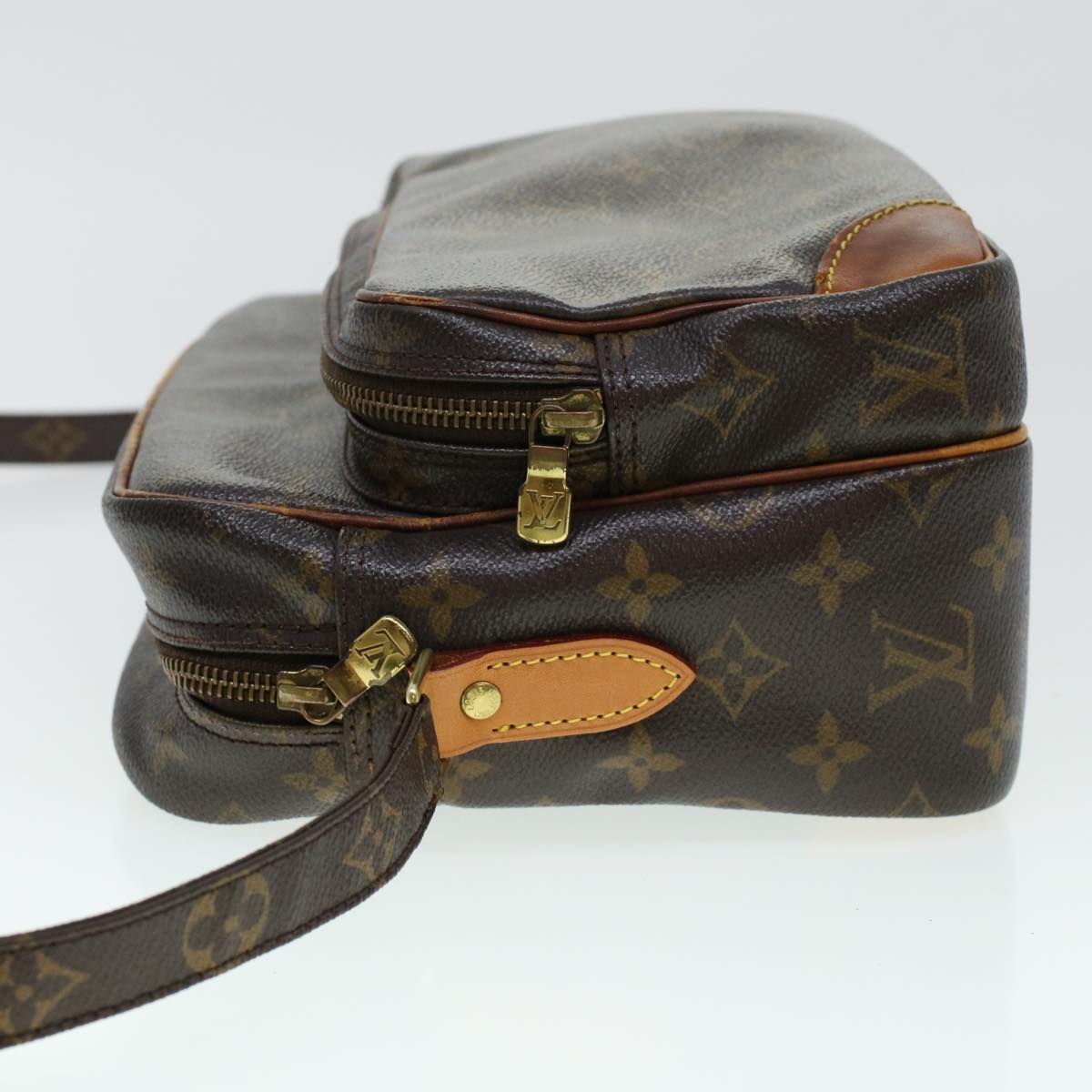 LOUIS VUITTON Monogram Nile Shoulder Bag M45244 LV Auth rd4893