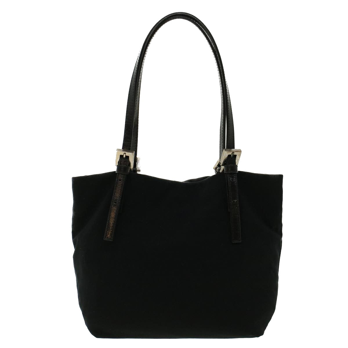 FENDI Shoulder Bag Nylon Black Auth rd4906 - 0