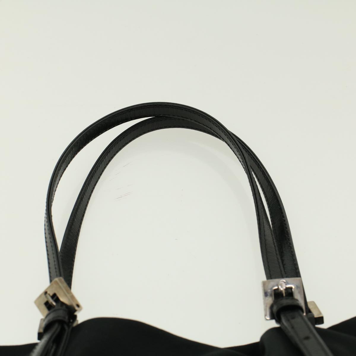 FENDI Shoulder Bag Nylon Black Auth rd4906