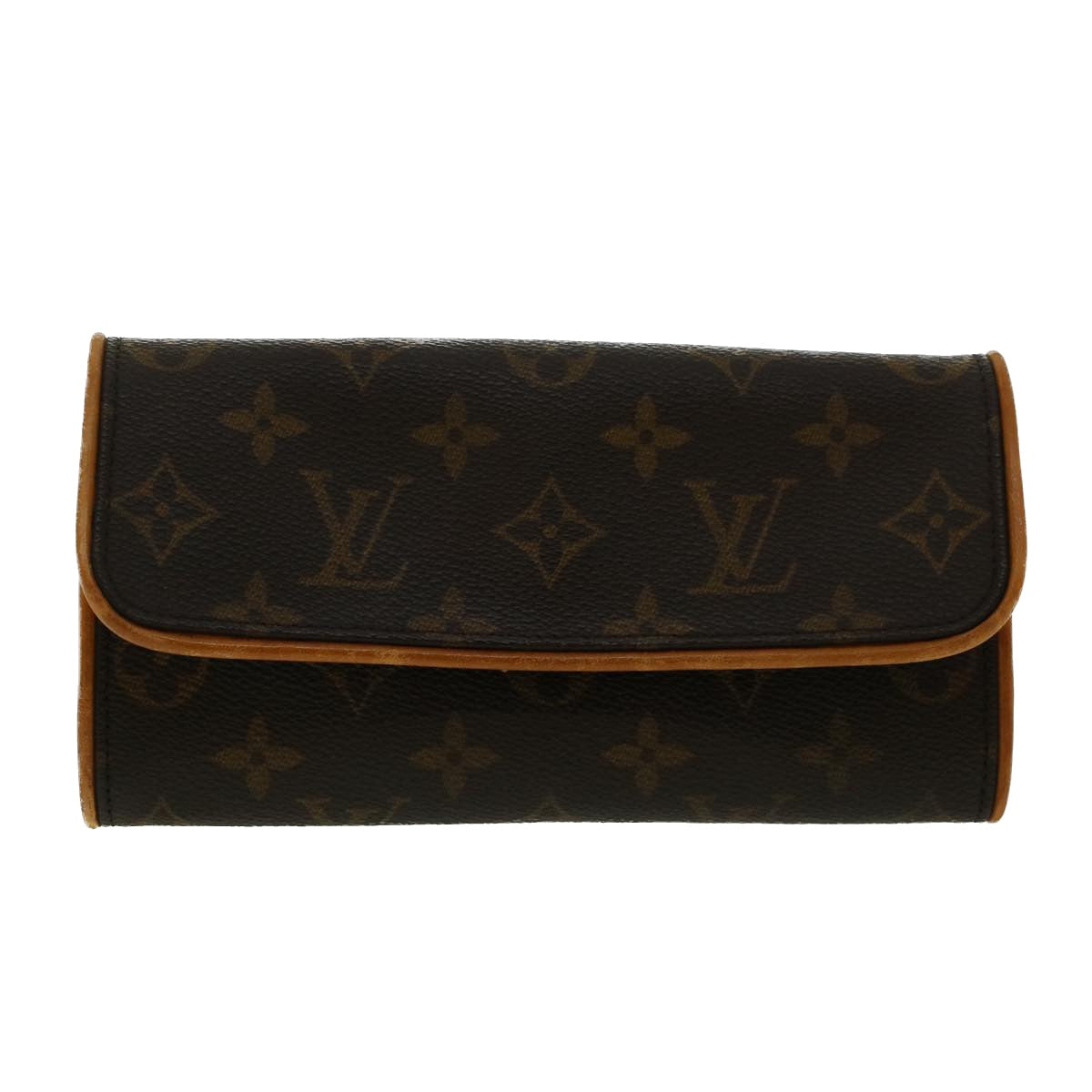 LOUIS VUITTON Monogram Pochette Twin PM Shoulder Bag M51854 LV Auth rd4908