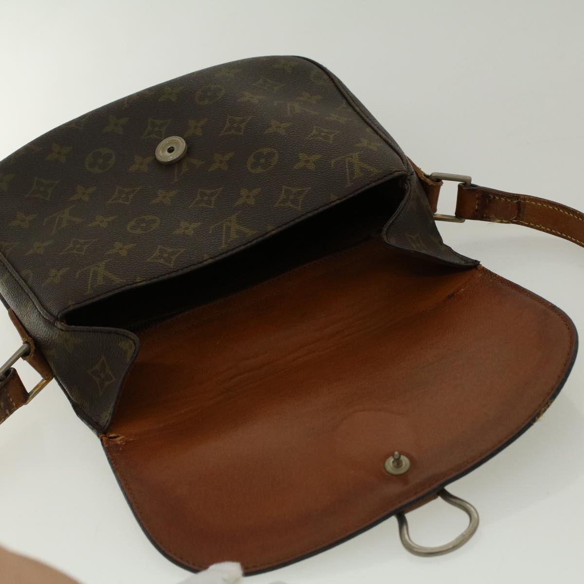 LOUIS VUITTON Monogram Saint Cloud GM Shoulder Bag M51242 LV Auth rd4962