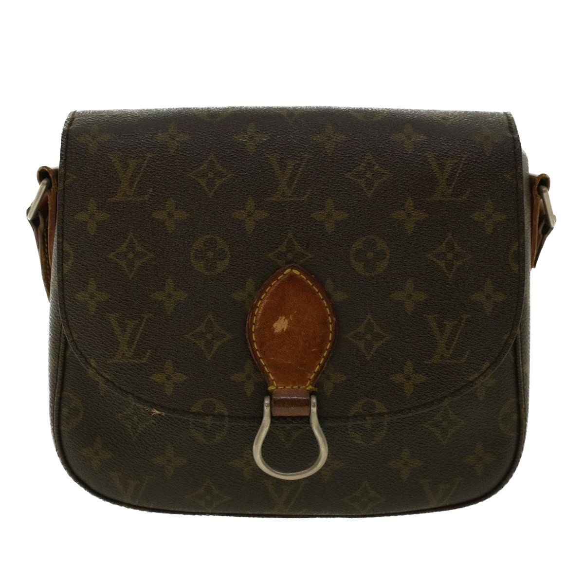 LOUIS VUITTON Monogram Saint Cloud GM Shoulder Bag M51242 LV Auth rd4962