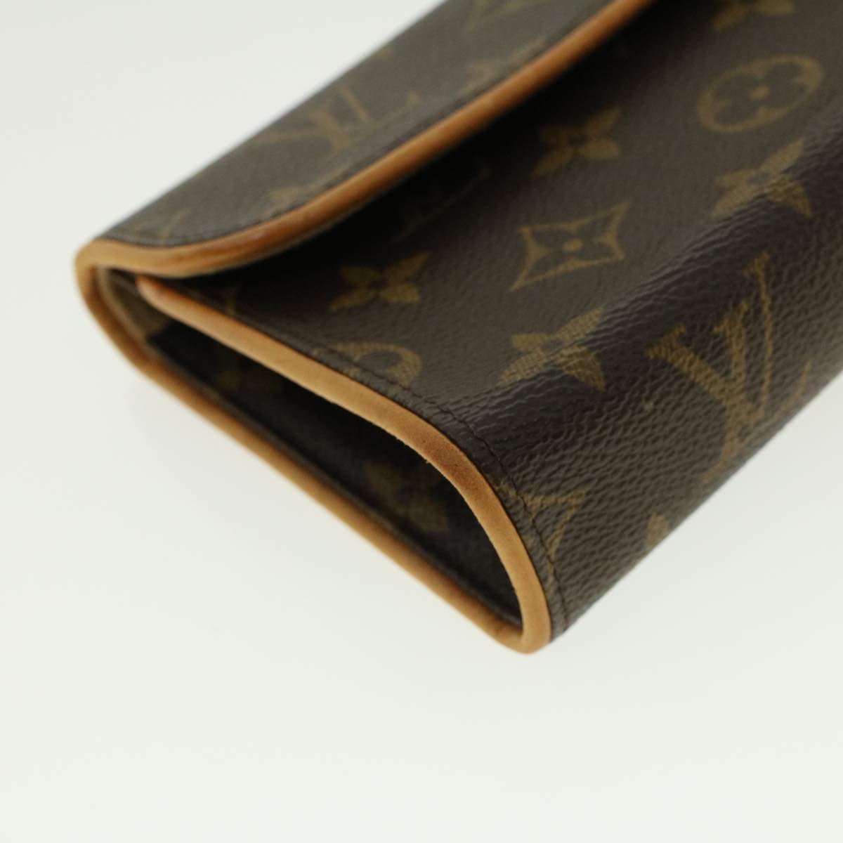 LOUIS VUITTON Monogram Pochette Florentine Waist bag M51855 LV Auth rd4979