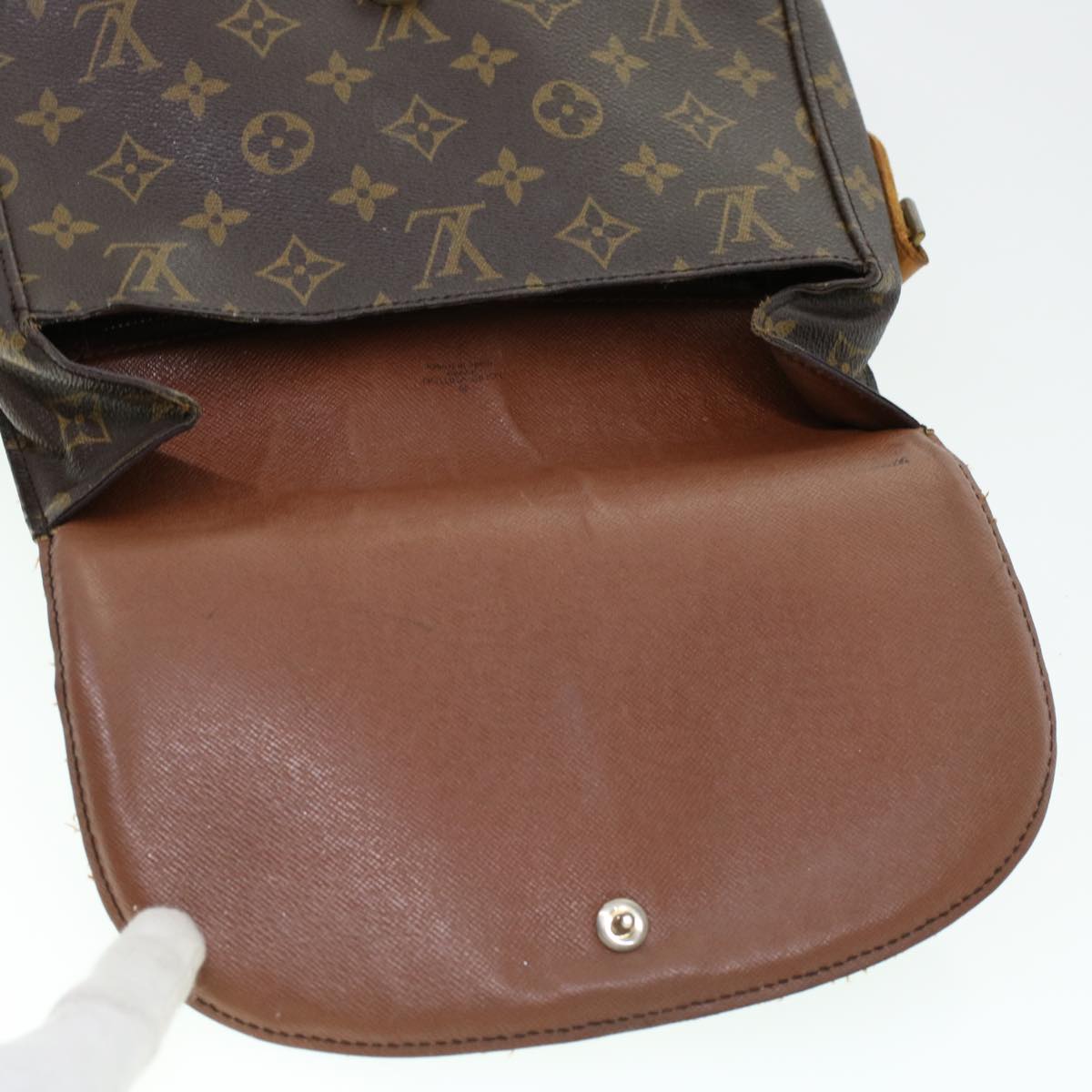 LOUIS VUITTON Monogram Saint Cloud GM Shoulder Bag M51242 LV Auth rd4981