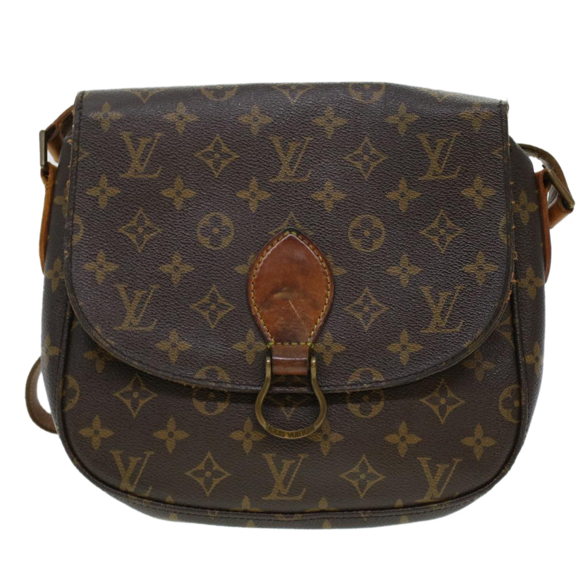 LOUIS VUITTON Monogram Saint Cloud GM Shoulder Bag M51242 LV Auth rd4981