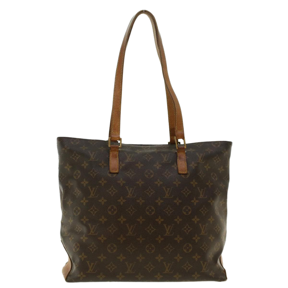 LOUIS VUITTON Monogram Cabas Mezzo Tote Bag M51151 LV Auth rd4986