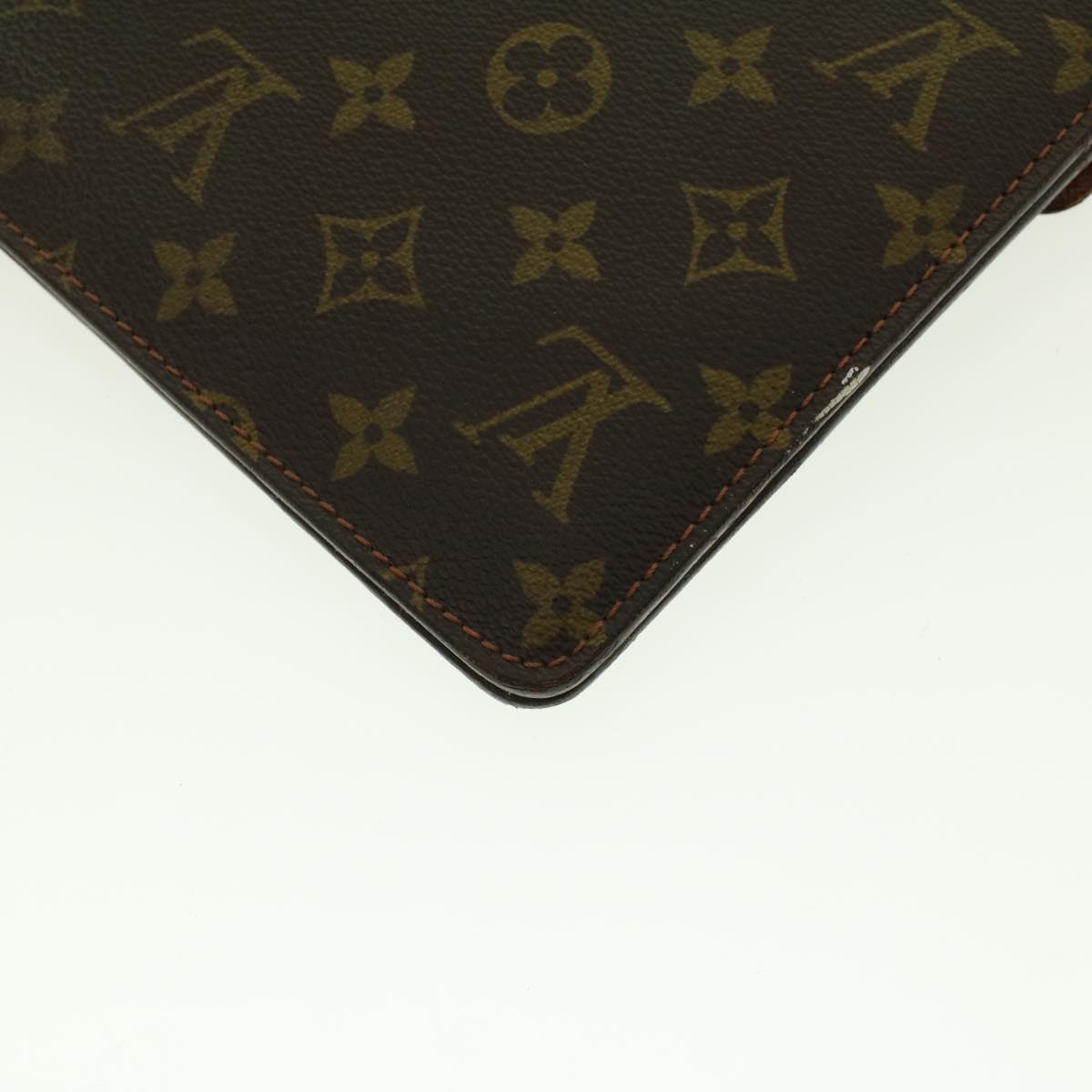 LOUIS VUITTON Monogram Posh Diplomat Homme Clutch Bag 243 LV Auth rd4996