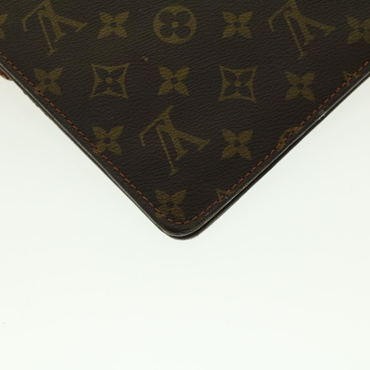 LOUIS VUITTON Monogram Posh Diplomat Homme Clutch Bag 243 LV Auth rd4996