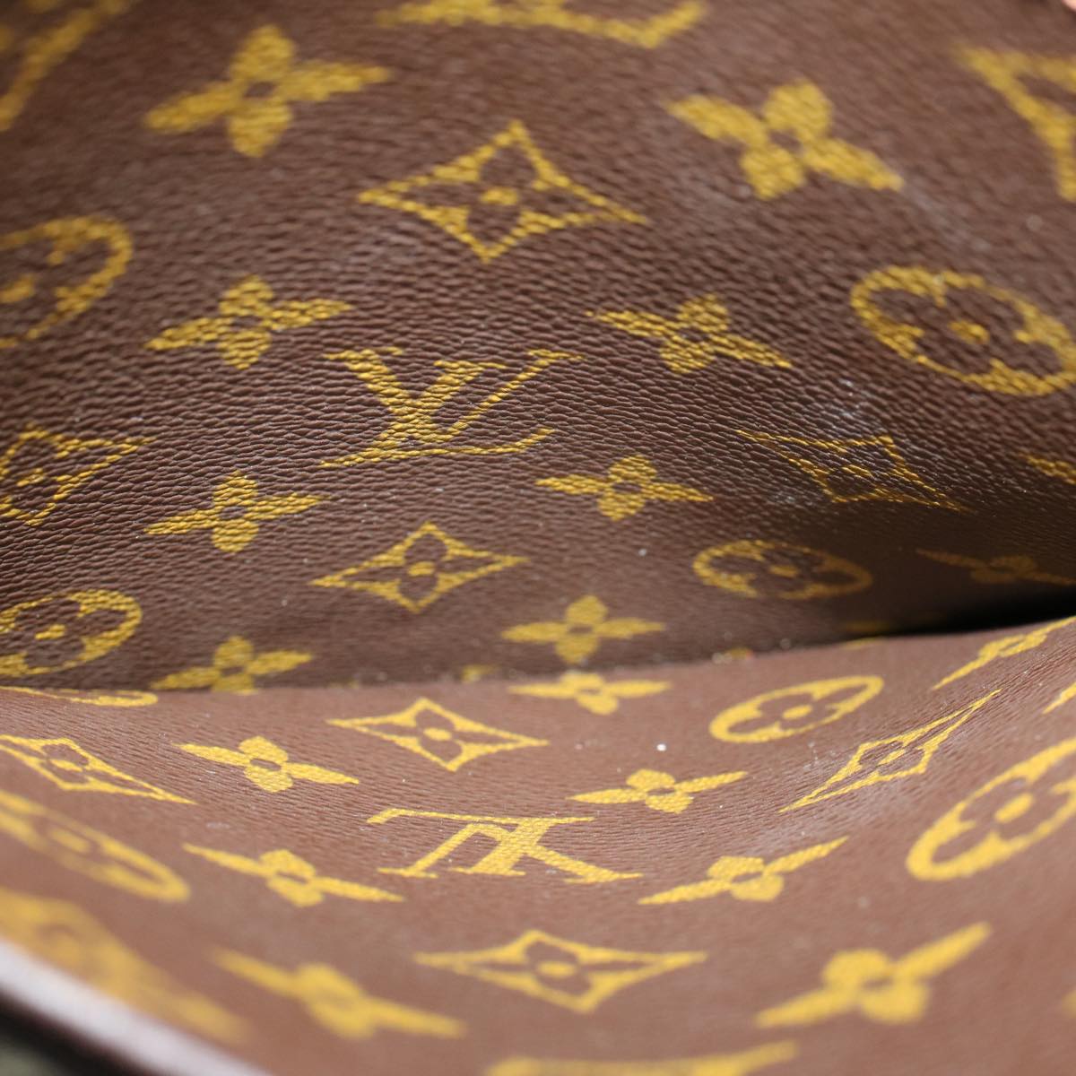 LOUIS VUITTON Monogram Posh Diplomat Homme Clutch Bag 243 LV Auth rd4996