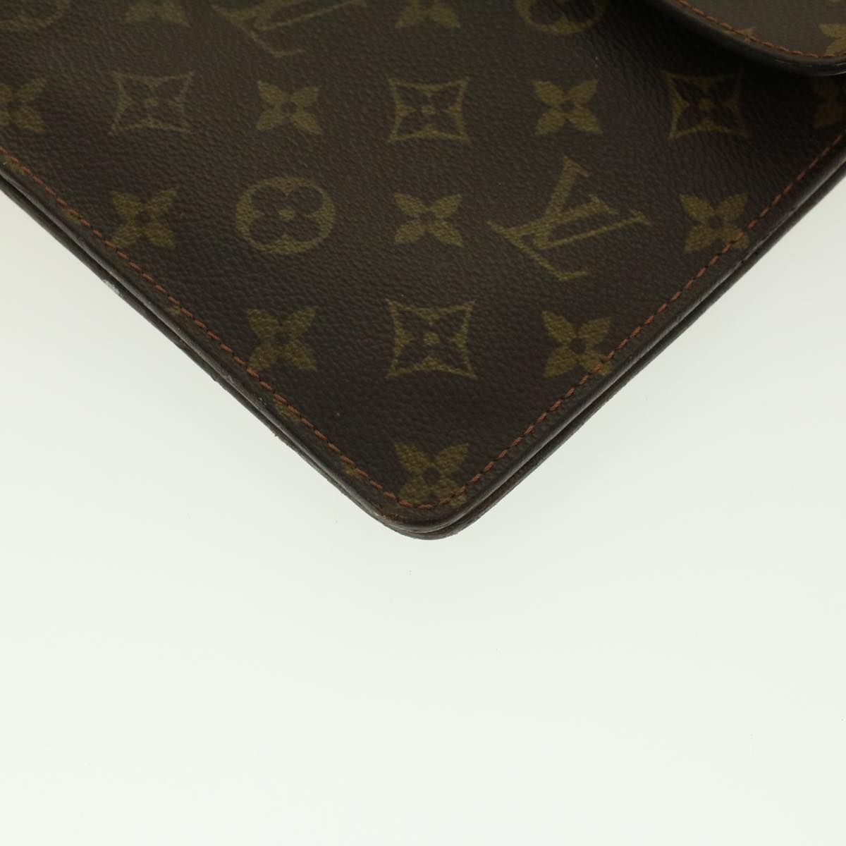 LOUIS VUITTON Monogram Posh Diplomat Homme Clutch Bag 243 LV Auth rd4996