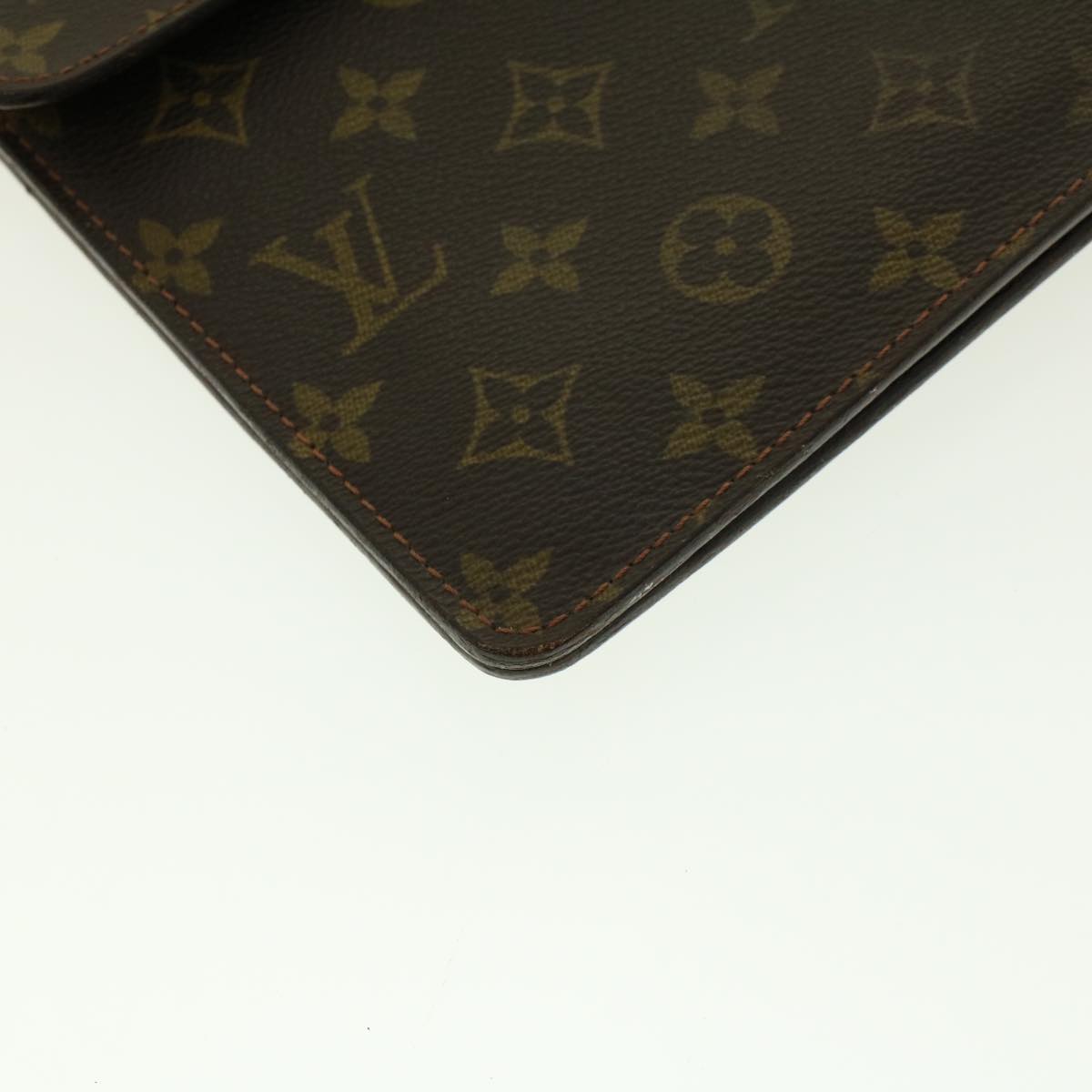 LOUIS VUITTON Monogram Posh Diplomat Homme Clutch Bag 243 LV Auth rd4996