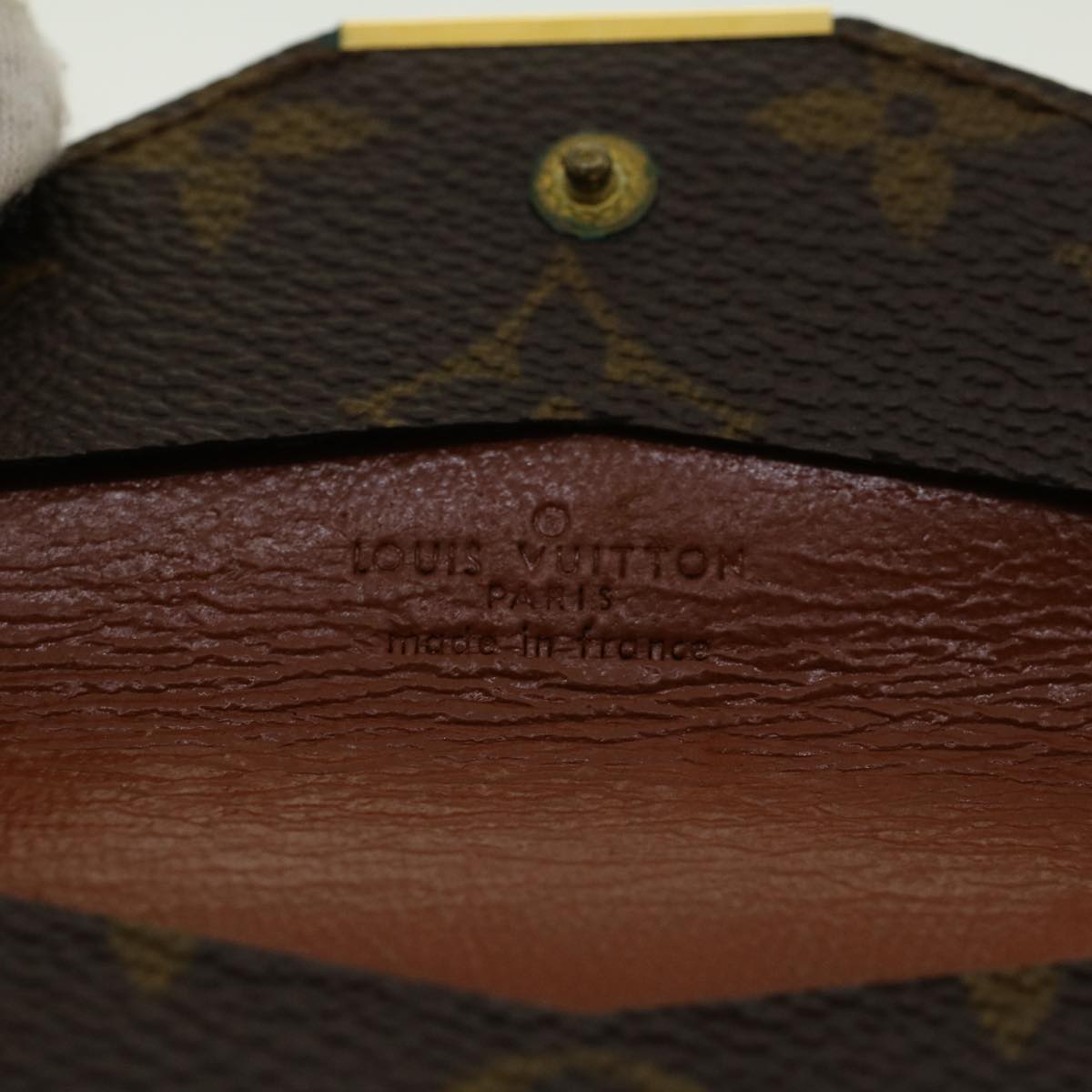 LOUIS VUITTON Monogram Card Case LV Auth rd5006