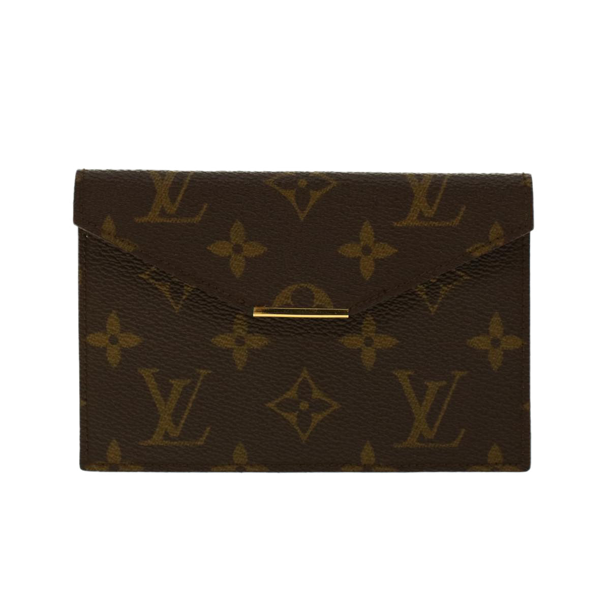 LOUIS VUITTON Monogram Card Case LV Auth rd5006