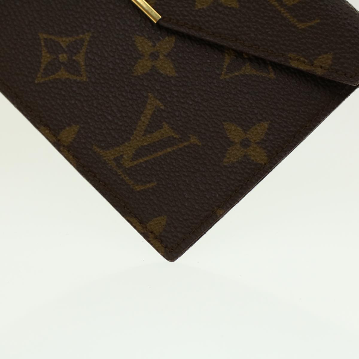 LOUIS VUITTON Monogram Card Case LV Auth rd5006