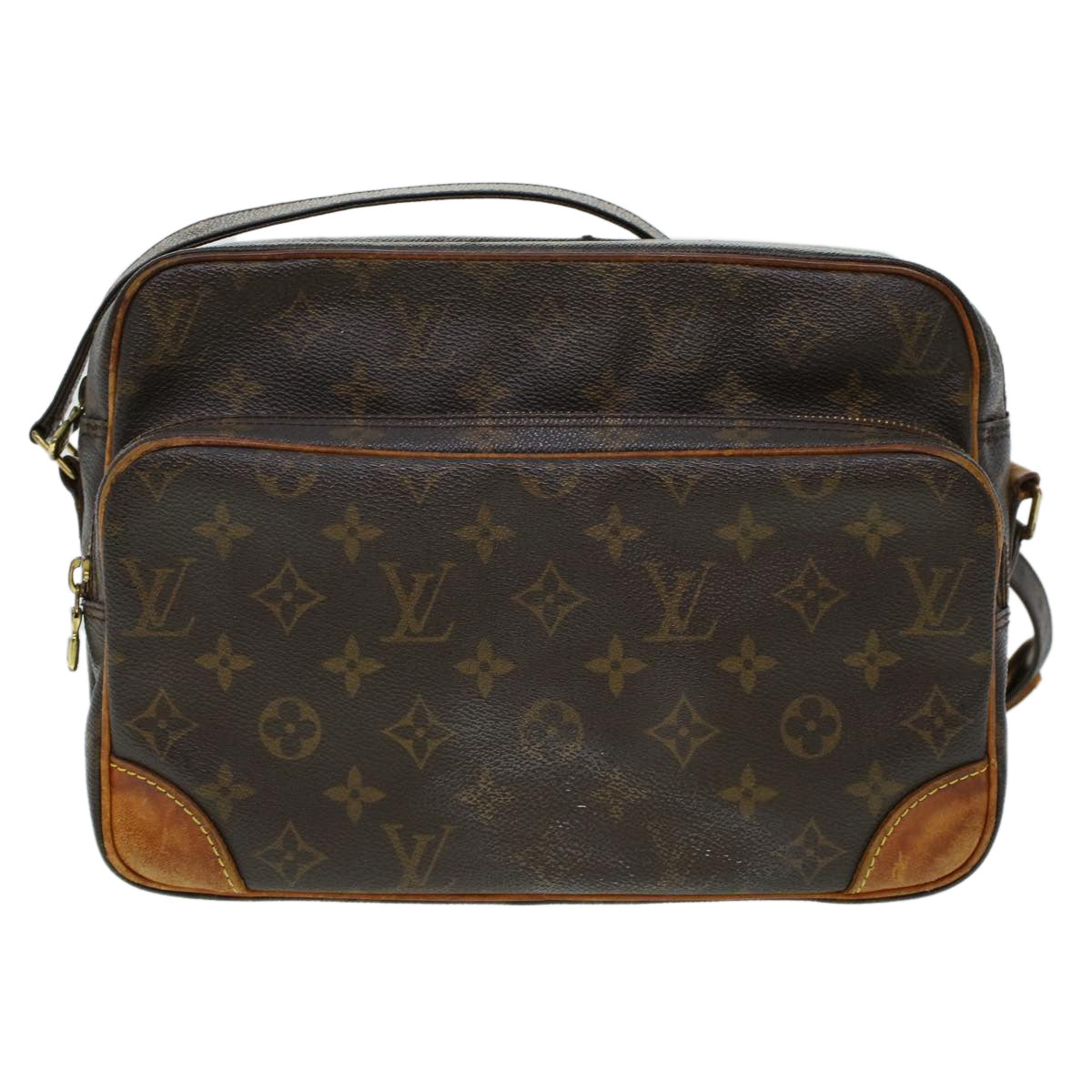 LOUIS VUITTON Monogram Nile Shoulder Bag M45244 LV Auth rd5024