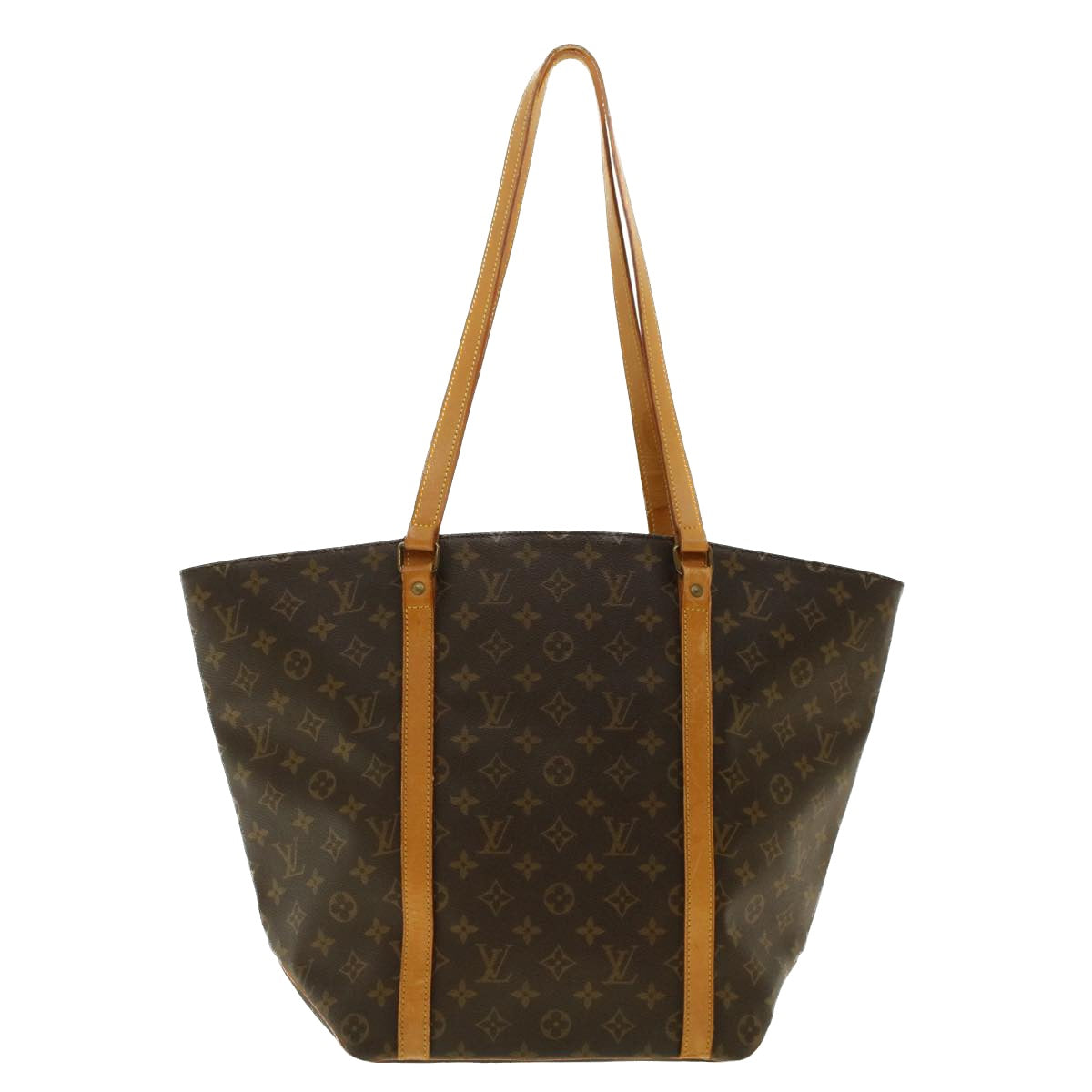 LOUIS VUITTON Monogram Sac Shopping Tote Bag M51108 LV Auth rd5062