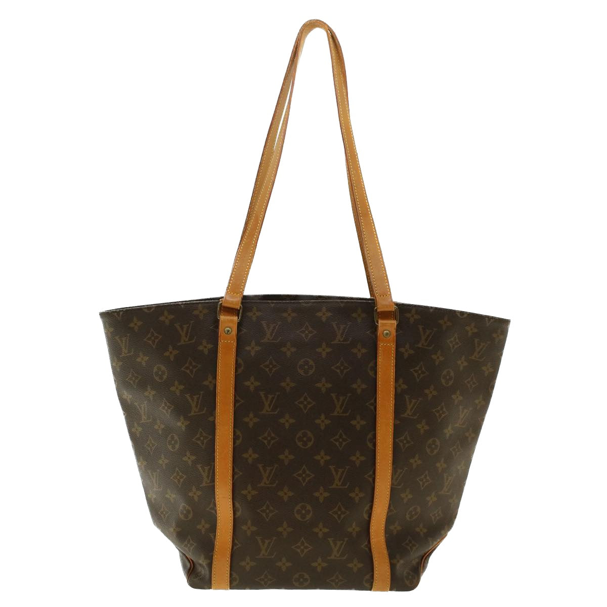 LOUIS VUITTON Monogram Sac Shopping Tote Bag M51108 LV Auth rd5062 - 0