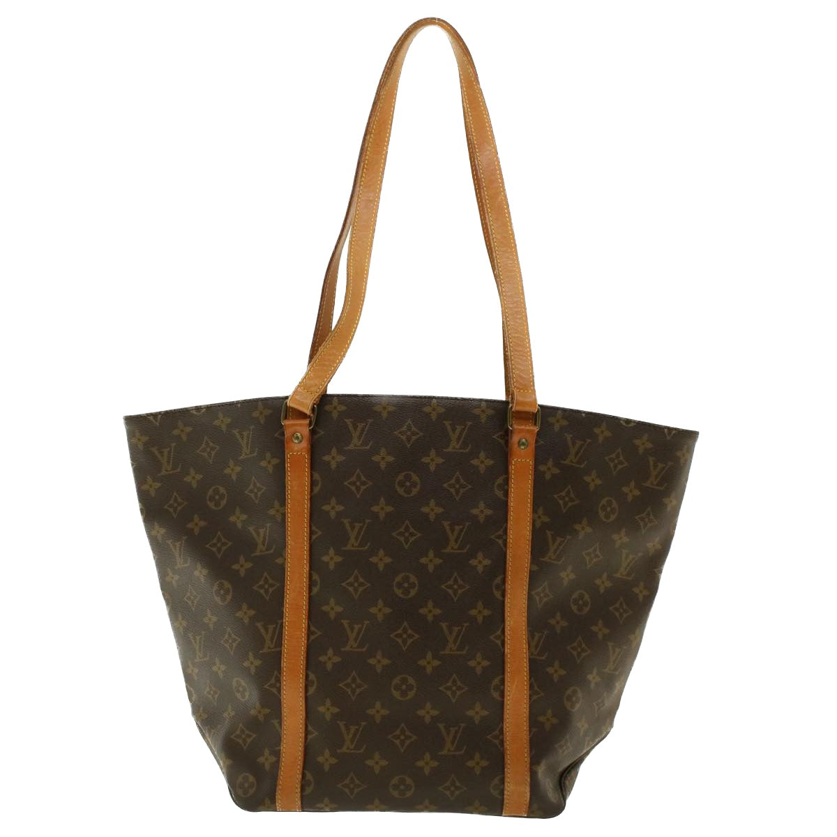 LOUIS VUITTON Monogram Sac Shopping Tote Bag M51108 LV Auth rd5079 - 0