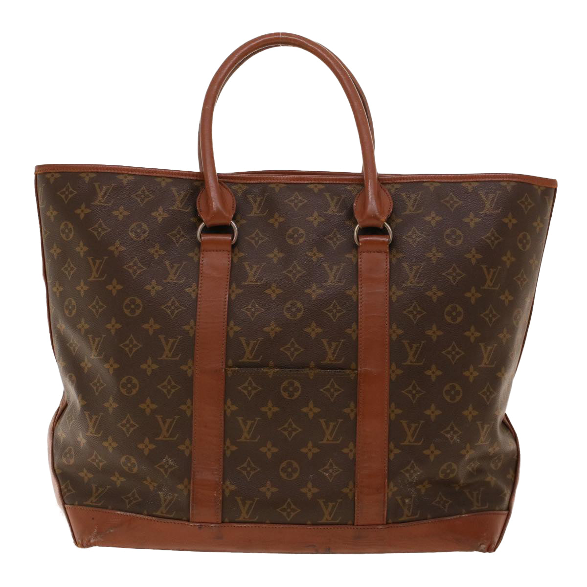 LOUIS VUITTON Monogram Sac Weekend GM Tote Bag M42420 LV Auth rd5089 - 0