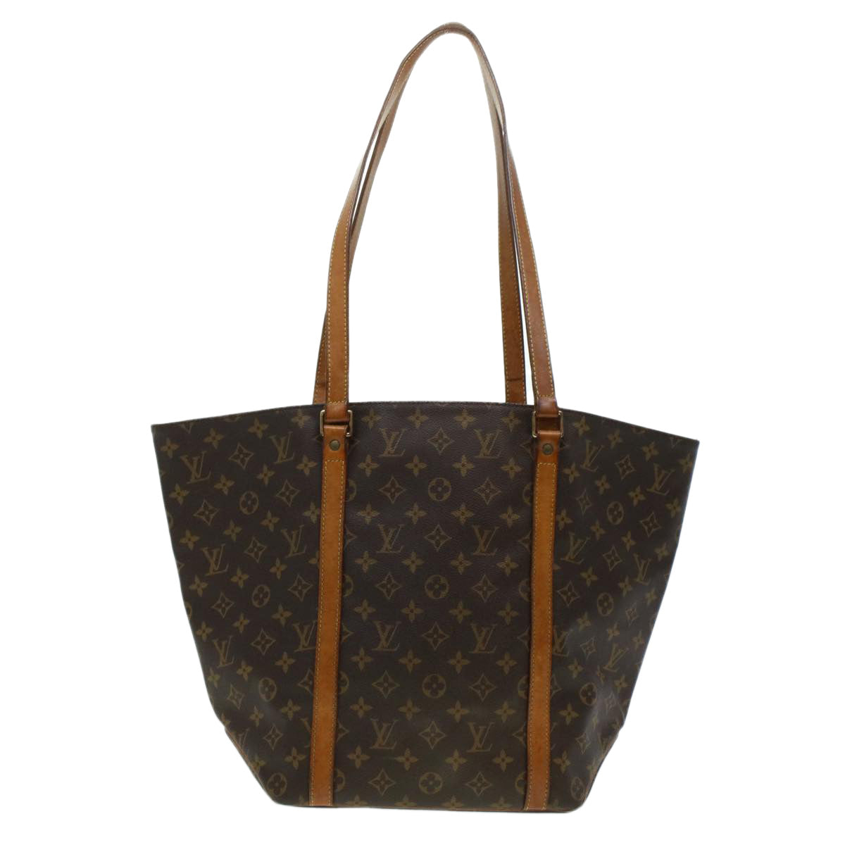 LOUIS VUITTON Monogram Sac Shopping Tote Bag M51108 LV Auth rd5126