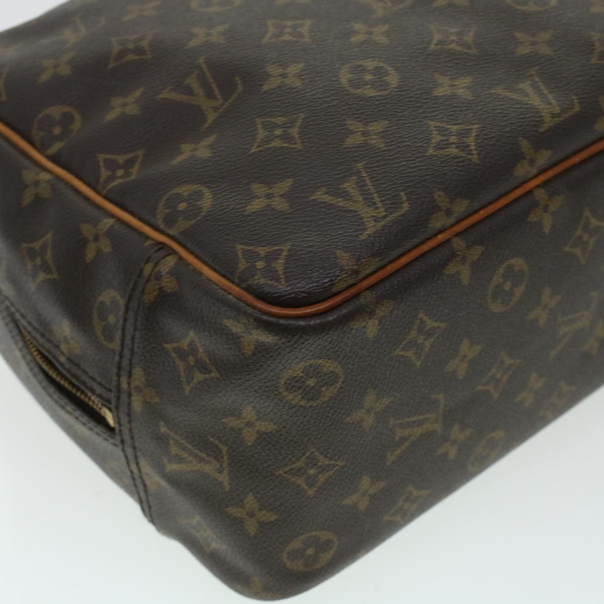 LOUIS VUITTON Monogram Deauville Hand Bag M47270 LV Auth rd5129